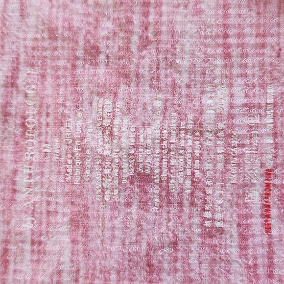 Anthropologie Heathered Pink Ribbed Tank Top | Women's Size Medium - Picture 4 of 5